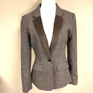 👠Hive and Honey brown tweed blazer. Size S